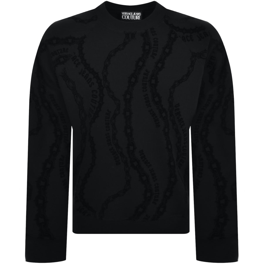 Versace sweatshirt black hot sale